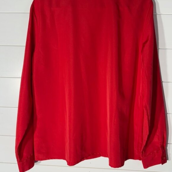 BEA Classics Size 14 (24-104) Red Blouse - Picture 4 of 4